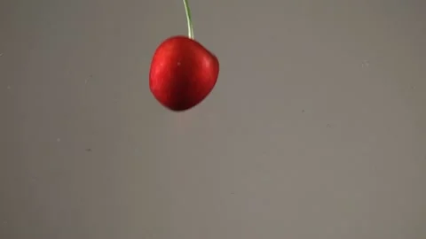 Cherry in water Stock Footage 198121145