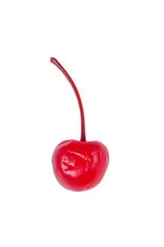 Cherry on white background Fotos Stock