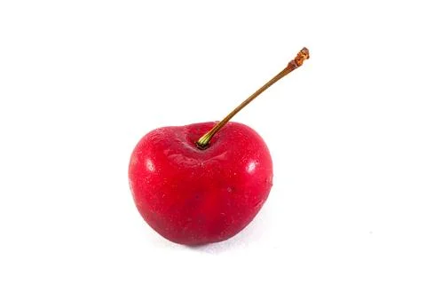 Cherry on a white background. Stock Photos