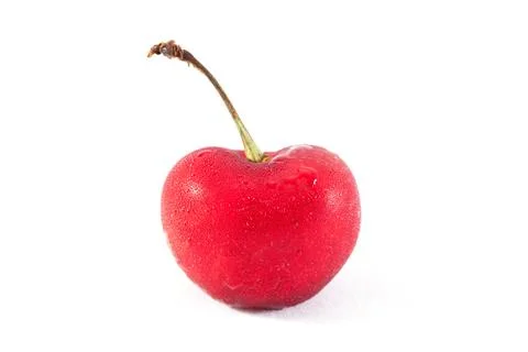 Cherry on a white background. Stock Photos