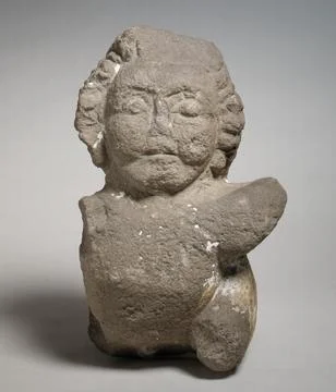 Cherub (?) 17th century (?) Colonial After the destruction of Tenochtitlan .. Stock Photos
