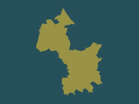 Cherwell, England - Great Britain. Solid color shape Stock Illustration