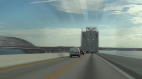 Chesapeake Bay Bridge Stockbeeldmateriaal 32419406