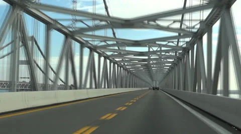 Chesapeake Bay Bridge 스톡 동영상 32672251