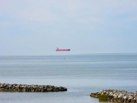 Chesapeake Bay Ghost Ship Stock Photos