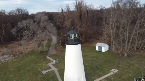 Chesapeake Bay Lighthouse Video stock 235025352