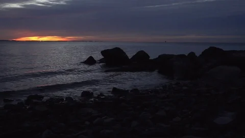 Chesapeake sunrise 2 库存影片 97709729