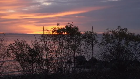 Chesapeake sunrise 3 库存影片 97709725