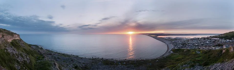 Chesil beach Stock Photos