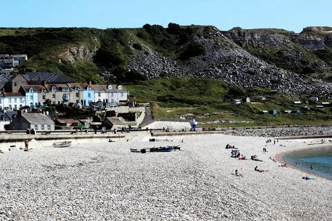 Chesil beach Stock Photos