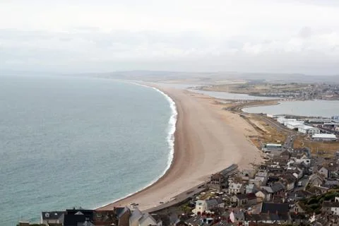 Chesil beach Stock Photos