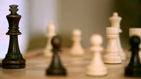 Chess 06: Checkmate Stock Footage 8872155