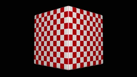 Chess abstract animation background. 3D animation. Croatian flag. Video stock 226419385