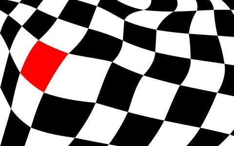 Chess abstraction with red element. Chess design, cover design Stock Illustration