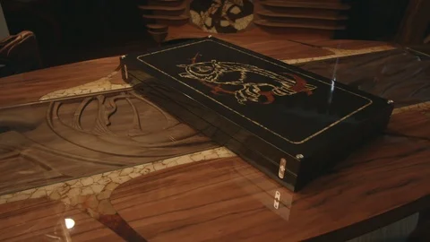 Chess from amber Видео 94722451