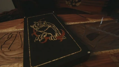 Chess from amber Stock-Footage 94722461