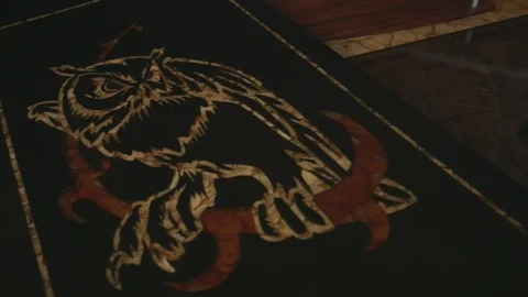 Chess from amber Video stock 94722468