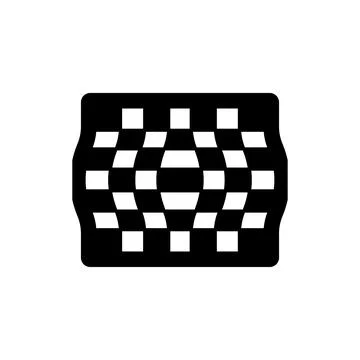 Chess background icon. Simple style chess tournament poster background symb.. Stock Illustration