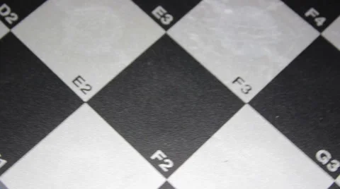 Chess On Blackboard 1 Stock Footage 43650488