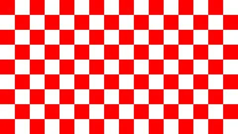 Chess board Background, Red and white checkered, Red and white decoration, .. Stock Illustration