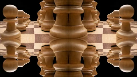 Chess board close up abstract pattern 動画素材 207463360