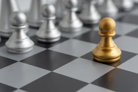 Chess board closeup background. Selective focus and crop fragment 库存照片