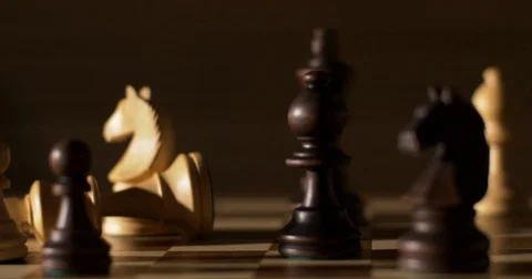 Chess board dolly shot Stock Footage 83145696