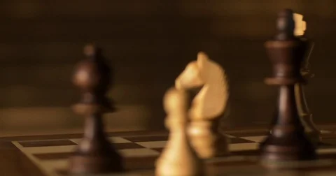 Chess board dolly shot Stock Footage 83145767