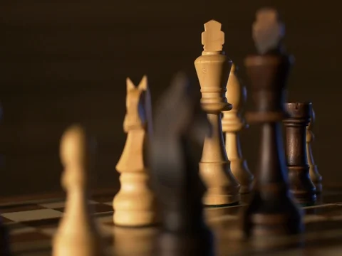 Chess board dolly shot Stock Footage 83153661
