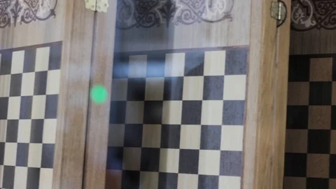 Chess board  empty game think 스톡 동영상 107839833