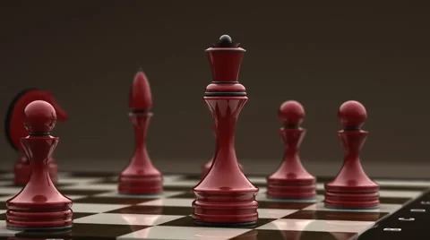 Chess on board Stock Footage 46859322