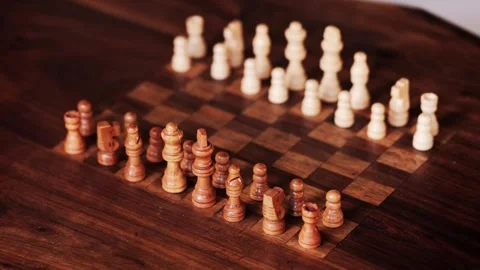 Chess board Stock Footage 339886977