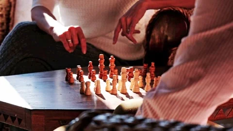 Chess board Stock Footage 339888833