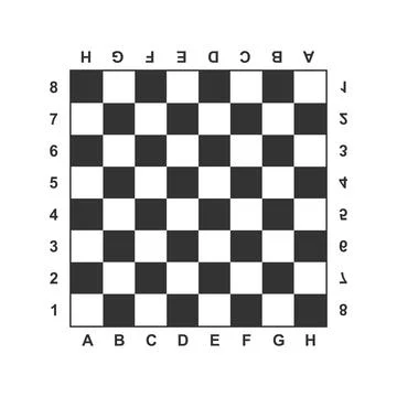 Chess board, game icon. Vector illustration, flat design. Stock Illustration