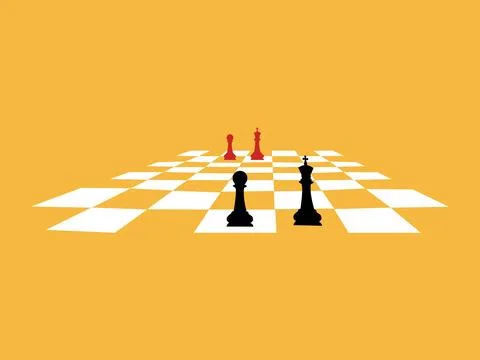Chess is a board game that involves competition and strategy Stock Illustration
