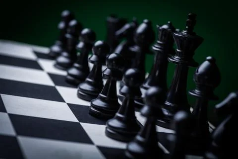 Chess board game Stock Photos