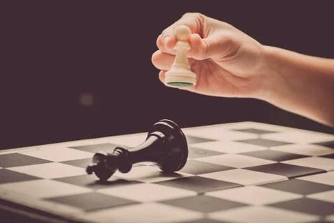 Chess board game Stock Photos