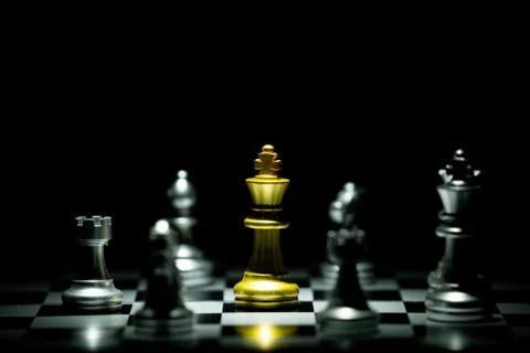 Chess board game Foto stock