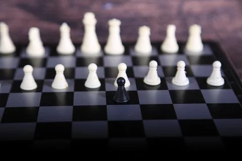Chess is a board game of strategy Stock Photos