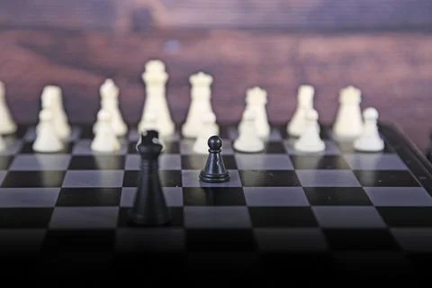 Chess is a board game of strategy Stock Photos