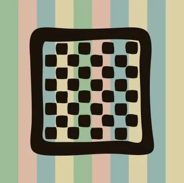 Chess board Stock Illustration