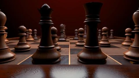 Chess board Stock Illustration