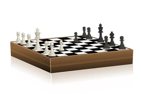 Chess board Stock Illustration