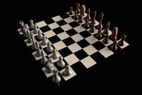 Chess Board Stock Illustration