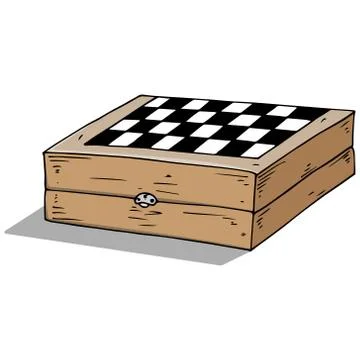 Chess board. Stock Illustration