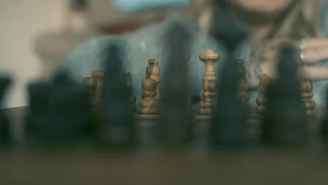 Chess Board Panning Shot 動画素材 284880468