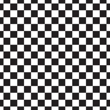 Chess board, seamless pattern. Simple emo y2k vector illustration Stock Illustration