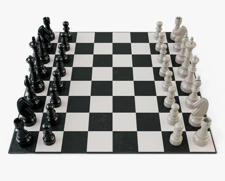 Chess Board Setup Stock Illustration