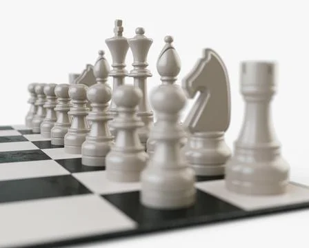 Chess Board Setup Stock Illustration