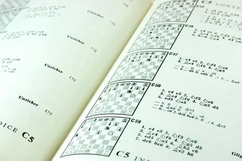 Chess book Stock Photos